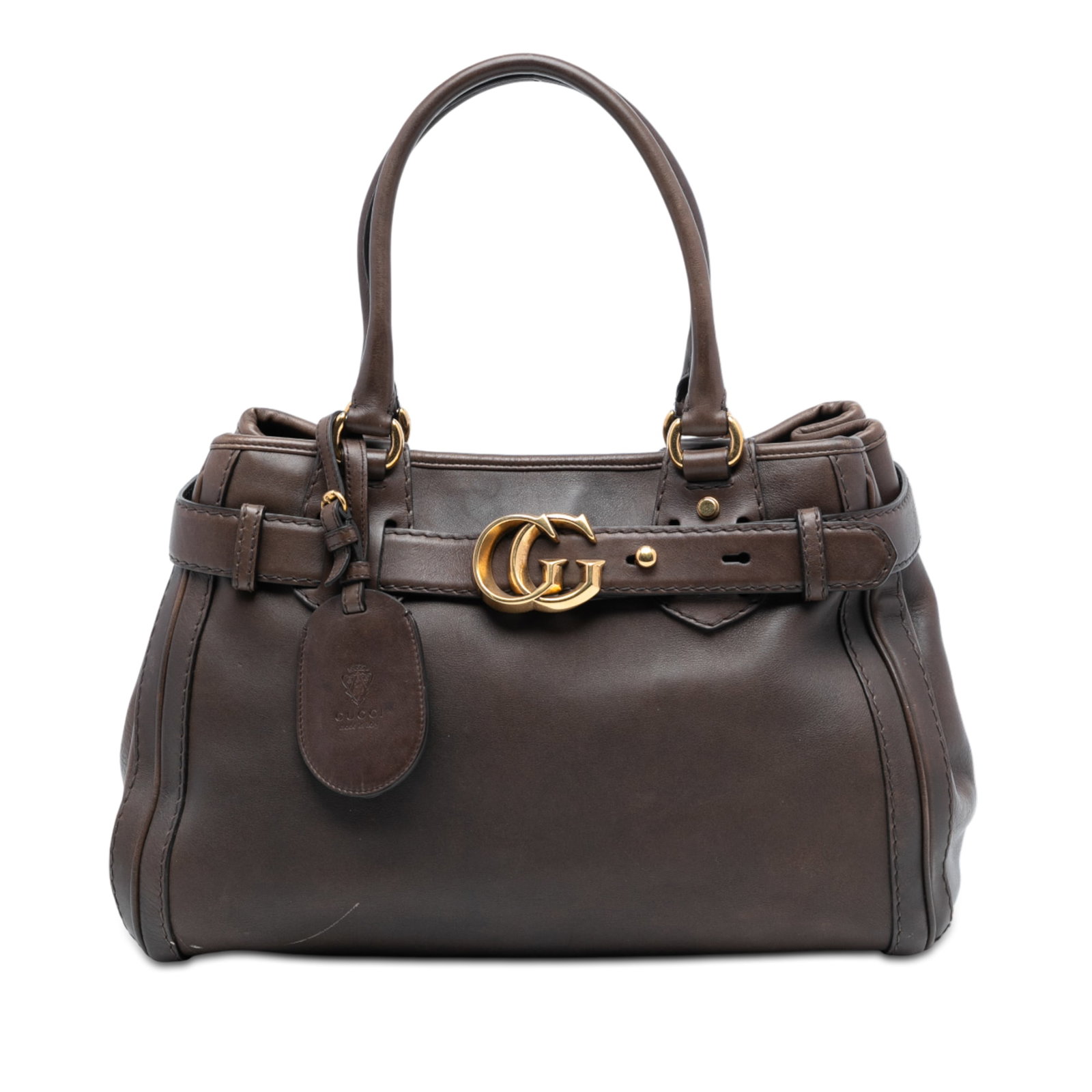 Gucci Leather Running Tote with Interlocking G Motif (1 of 7)