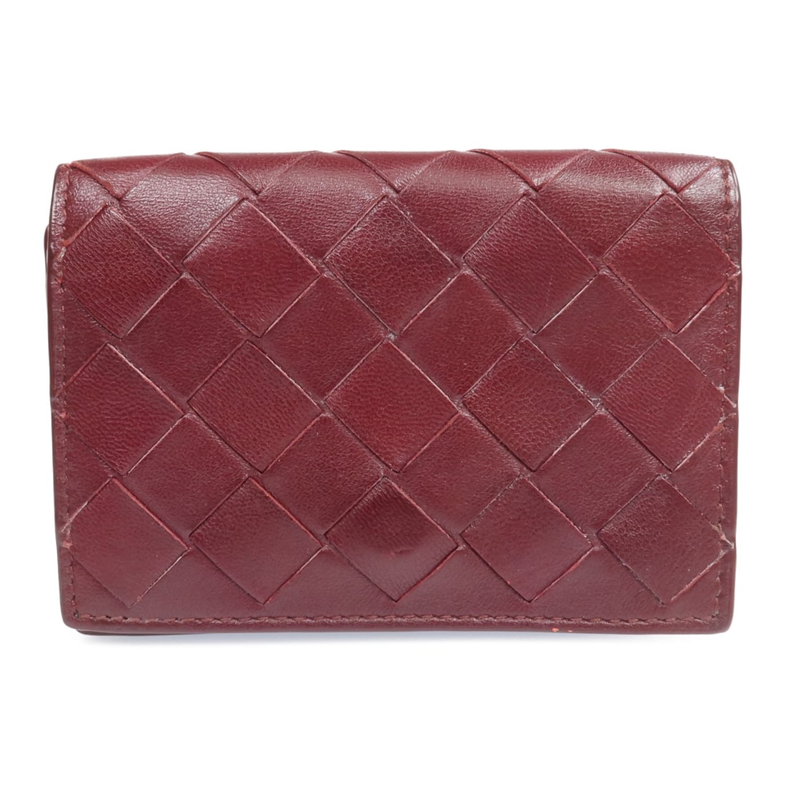 Bottega Veneta Red Lambskin Card Case with Gold Hardware: Bottega Veneta Red Lambskin Card Case with Gold Hardware This card case is crafted from lambskin leather in a rich red color and features a classic design. Made in Italy, it offers a stylish and pract