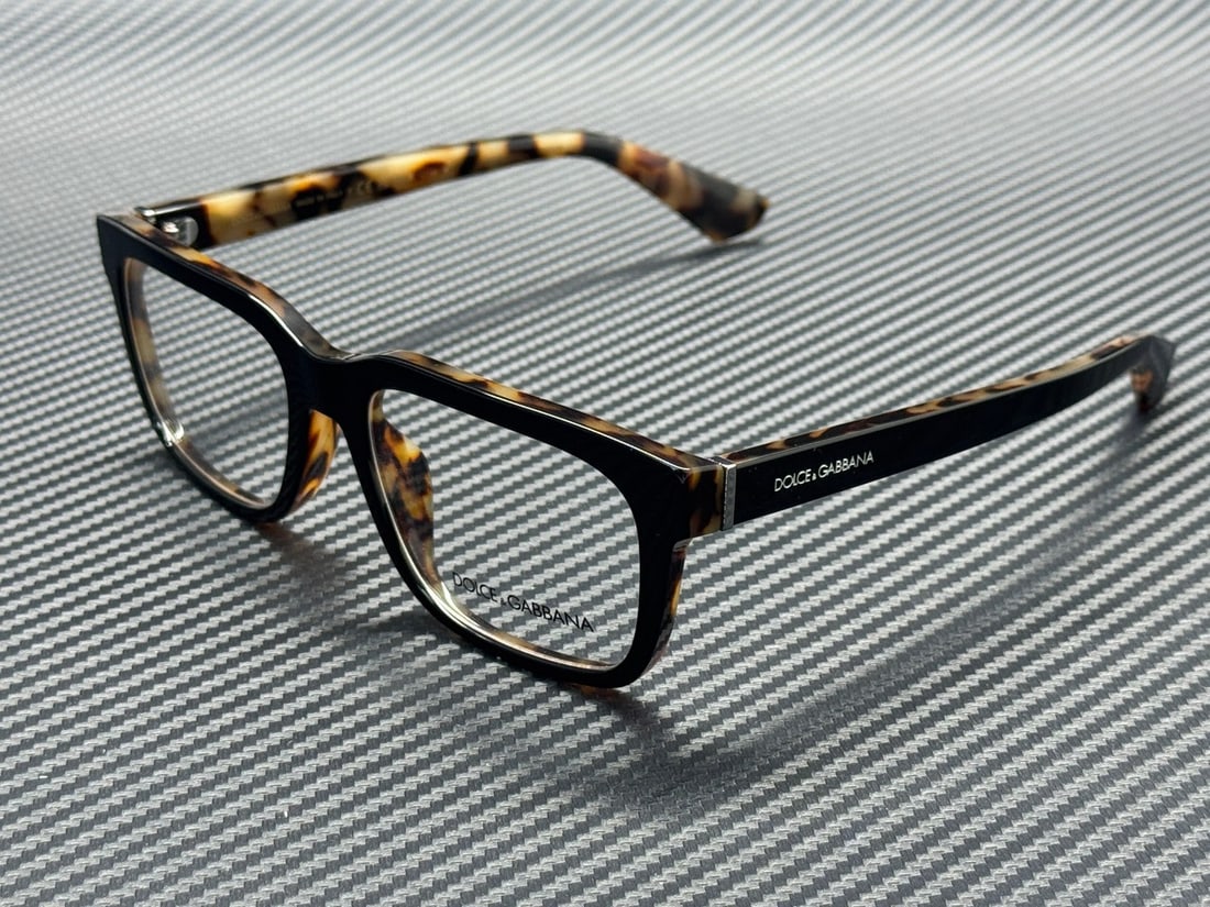 Dolce Gabbana DG3432 3417 Red Havana Black 56mm Eyeglass Frames with Case (1 of 4)