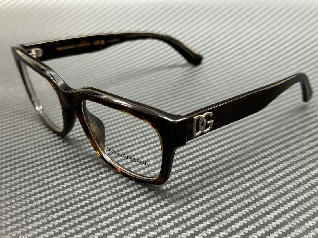Dolce & Gabbana DG3416 502 Brown Havana 55mm Eyeglasses (1 of 4)