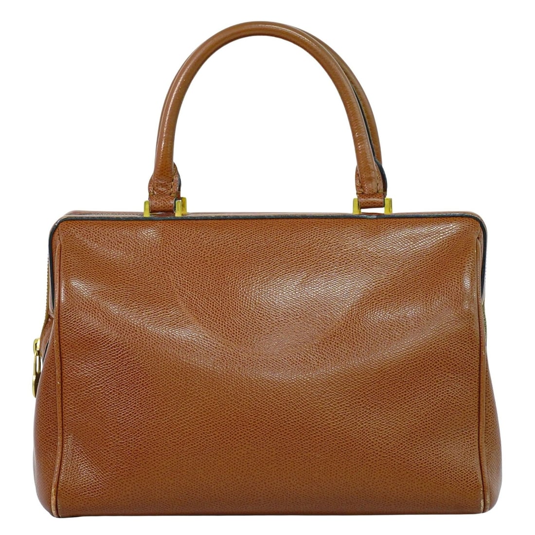 Celine Brown Leather Satchel Bag 27cm x 19cm x 16cm Italy (1 of 15)