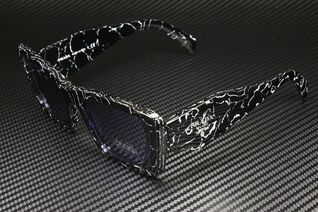 PRADA PR 08YS 03V01O Havana Black White Violet Women's Sunglasses (1 of 5)