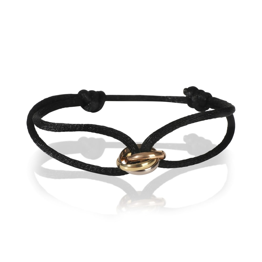 Trinity Collection 18k Three-Tone Gold Bracelet with Certificate (1 of 4)