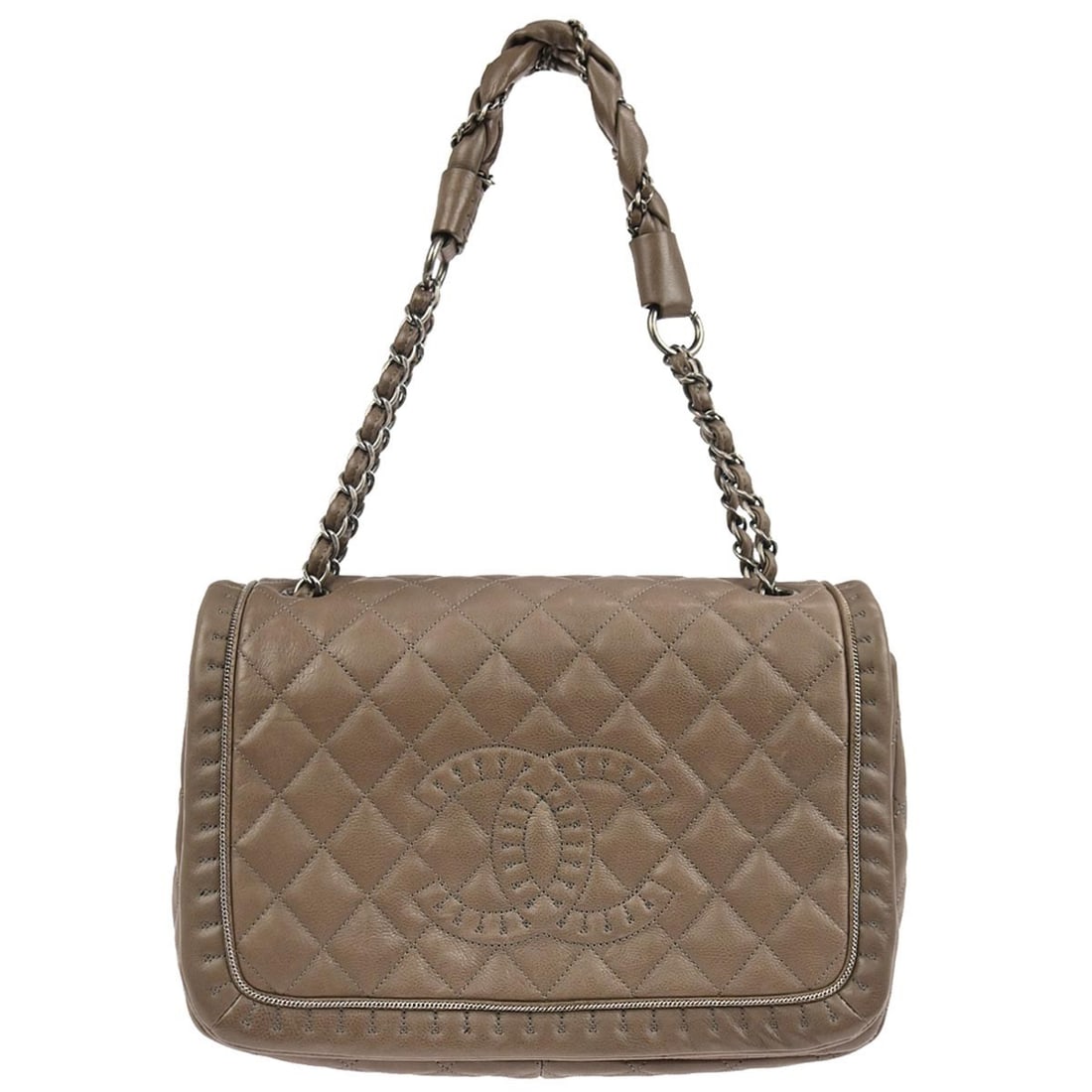 Brown Calfskin Paris-Byzance Flap Shoulder Bag by Chanel (1 of 10)