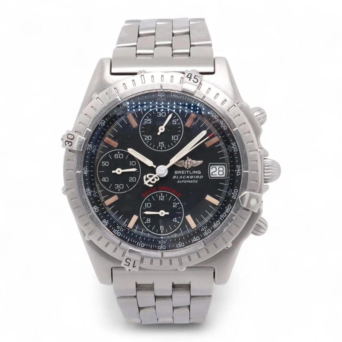 Breitling Chronomat 40mm Automatic Black Dial Stainless Steel Watch A13050 (1 of 3)