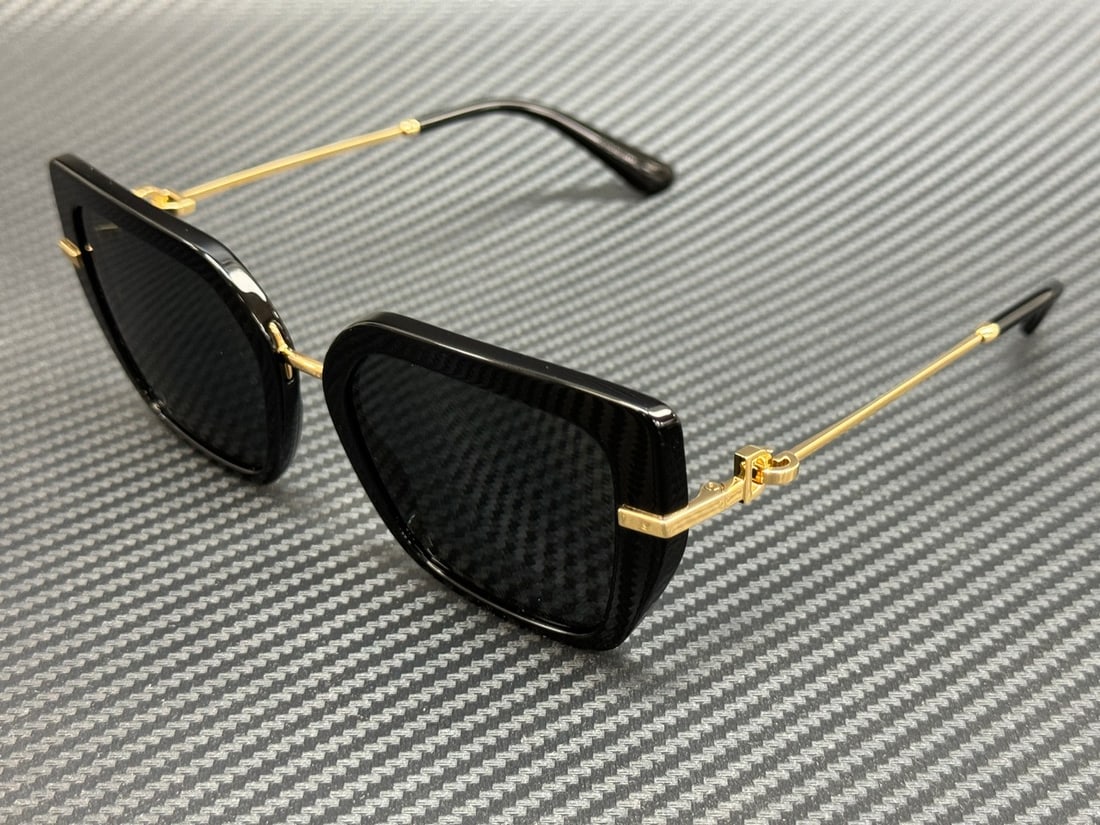 Dolce&Gabbana DG4474 Women's Black Frame Sunglasses with Dark Grey Lenses (1 of 5)