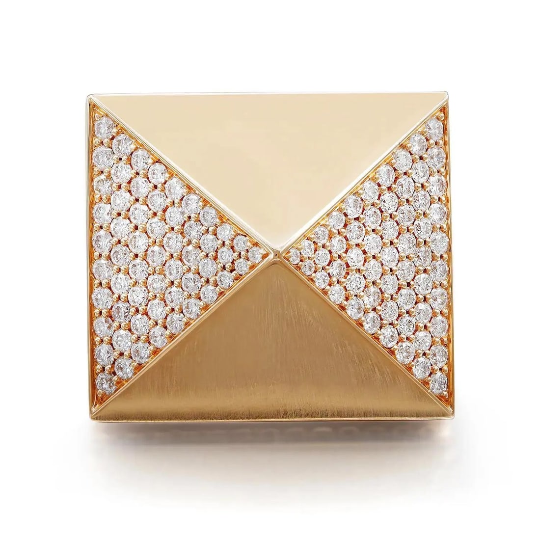 Messika Spiky Diamond Cocktail Ring 1.11ct 18K Rose Gold Size 6.5: Messika Spiky Diamond Cocktail Ring 1.11ct 18K Rose Gold Size 6.5 Make a statement with this exquisite Messika Spiky Diamond Cocktail Ring, a true masterpiece crafted in luxurious 18K rose gold. This