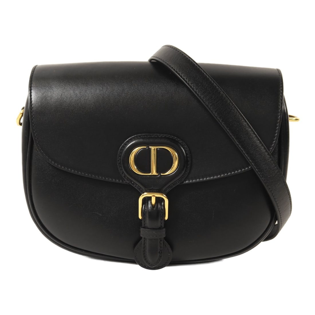 Dior Bobby Medium Black Calfskin Shoulder Bag with Gold Hardware (1 of 17)