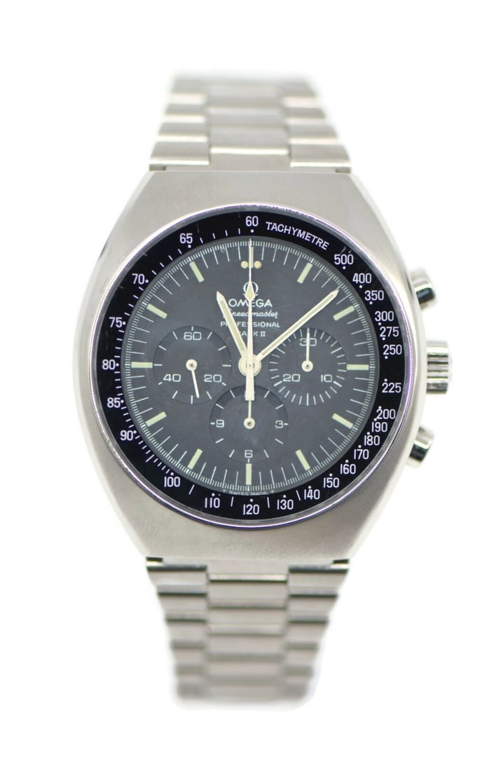 Omega Speedmaster Mark II Chronograph Stainless Steel Watch 145.014 (1 of 3)