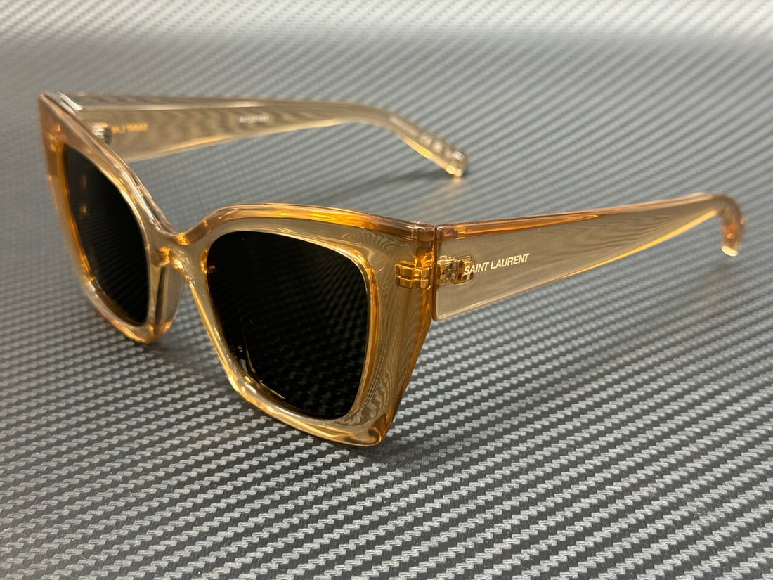Saint Laurent SL 552 006 Nude Transparent 51mm Sunglasses with Original Case (1 of 5)