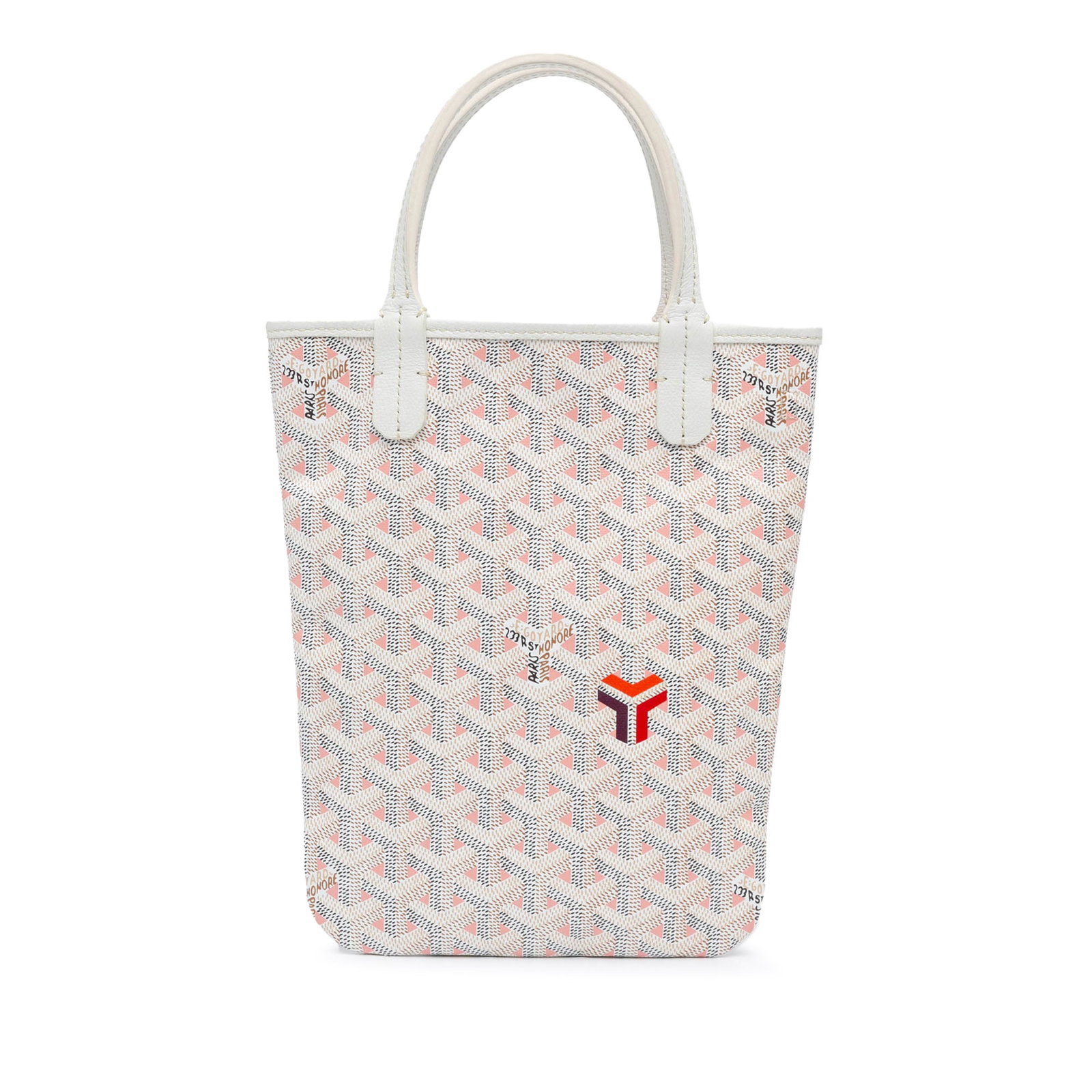 Goyard Goyardine Poitiers Claire Voie White Canvas Bag (1 of 7)