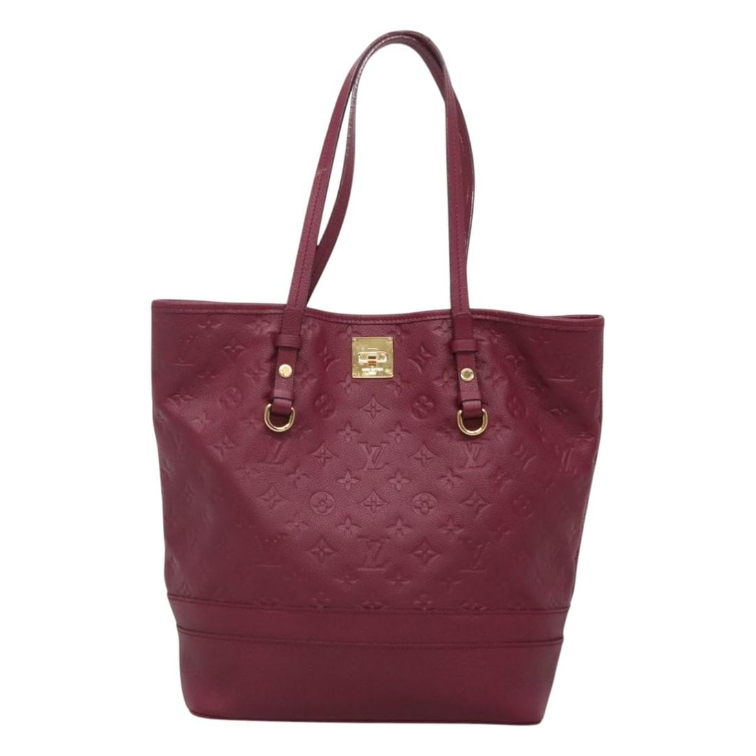 Citadine Tote in Purple Monogram Empreinte Leather by Louis Vuitton: Citadine Tote in Purple Monogram Empreinte Leather by Louis Vuitton This Louis Vuitton Citadine Handbag features Monogram Empreinte leather in a rich purple color. Designed for women, the tote offers