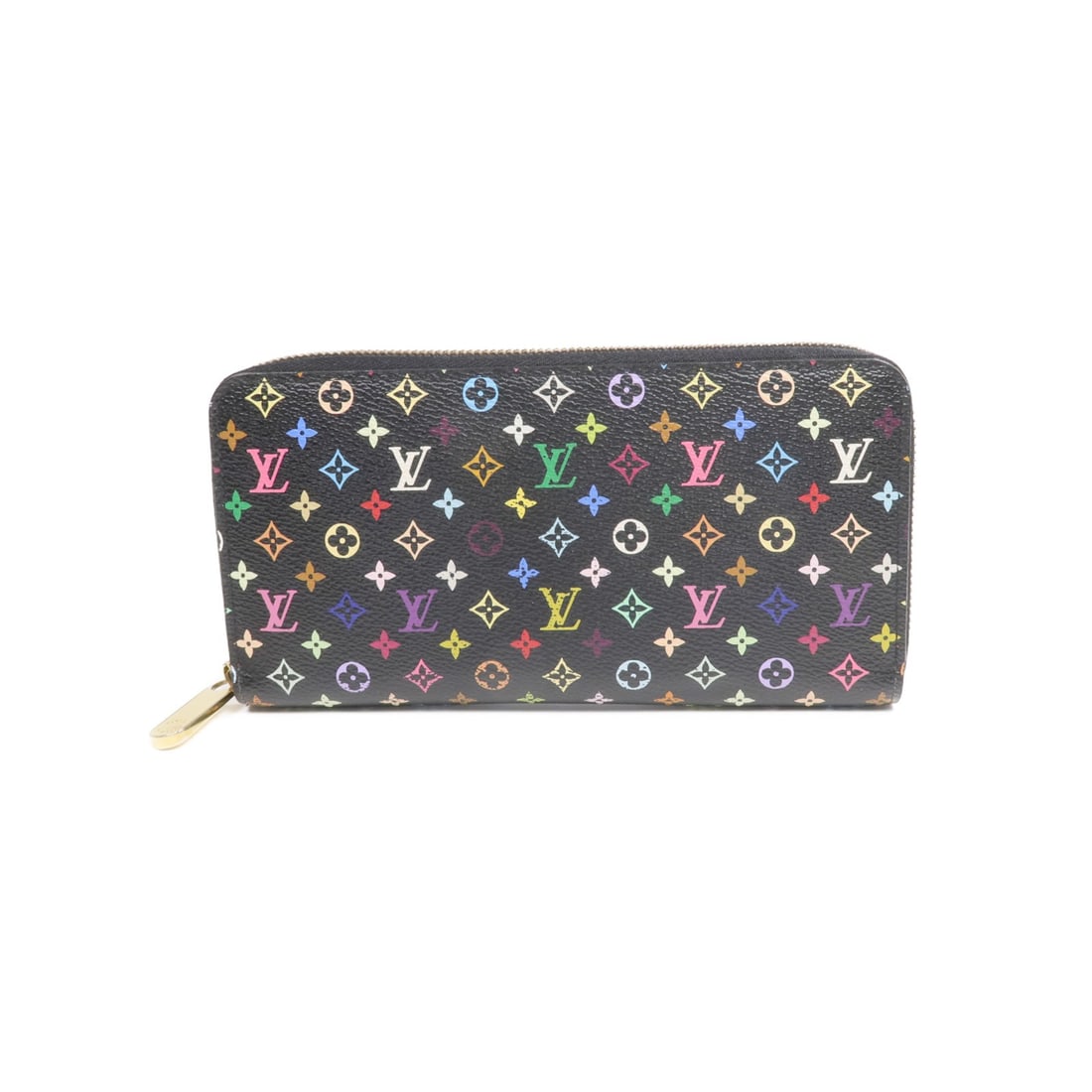 Louis Vuitton Monogram Multicolore Black Zip Around Long Wallet M60243 GHW (1 of 15)