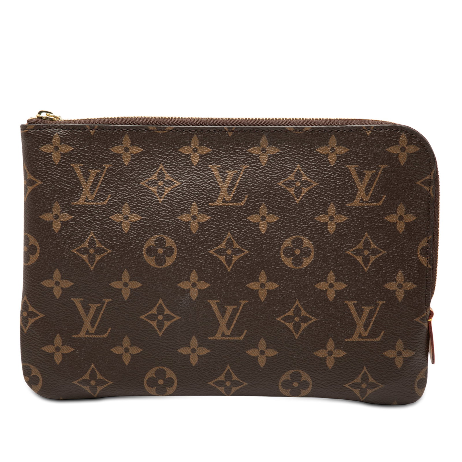 Louis Vuitton Monogram Etui Voyageur PM Brown Canvas Zip Pouch (1 of 7)