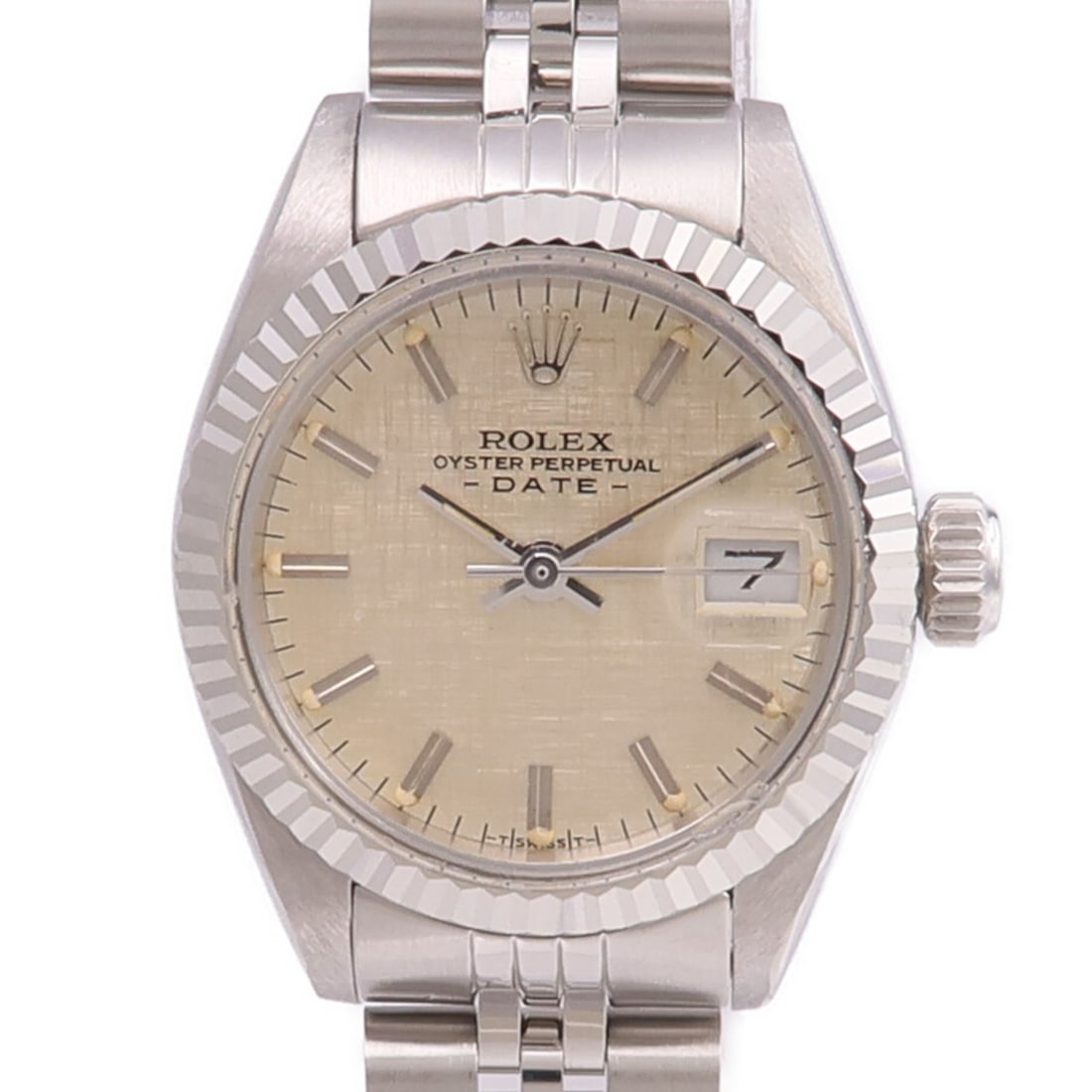 Datejust 6917 Womens Automatic Wristwatch 18K Gold Stainless Steel Gold Dial (1 of 12)