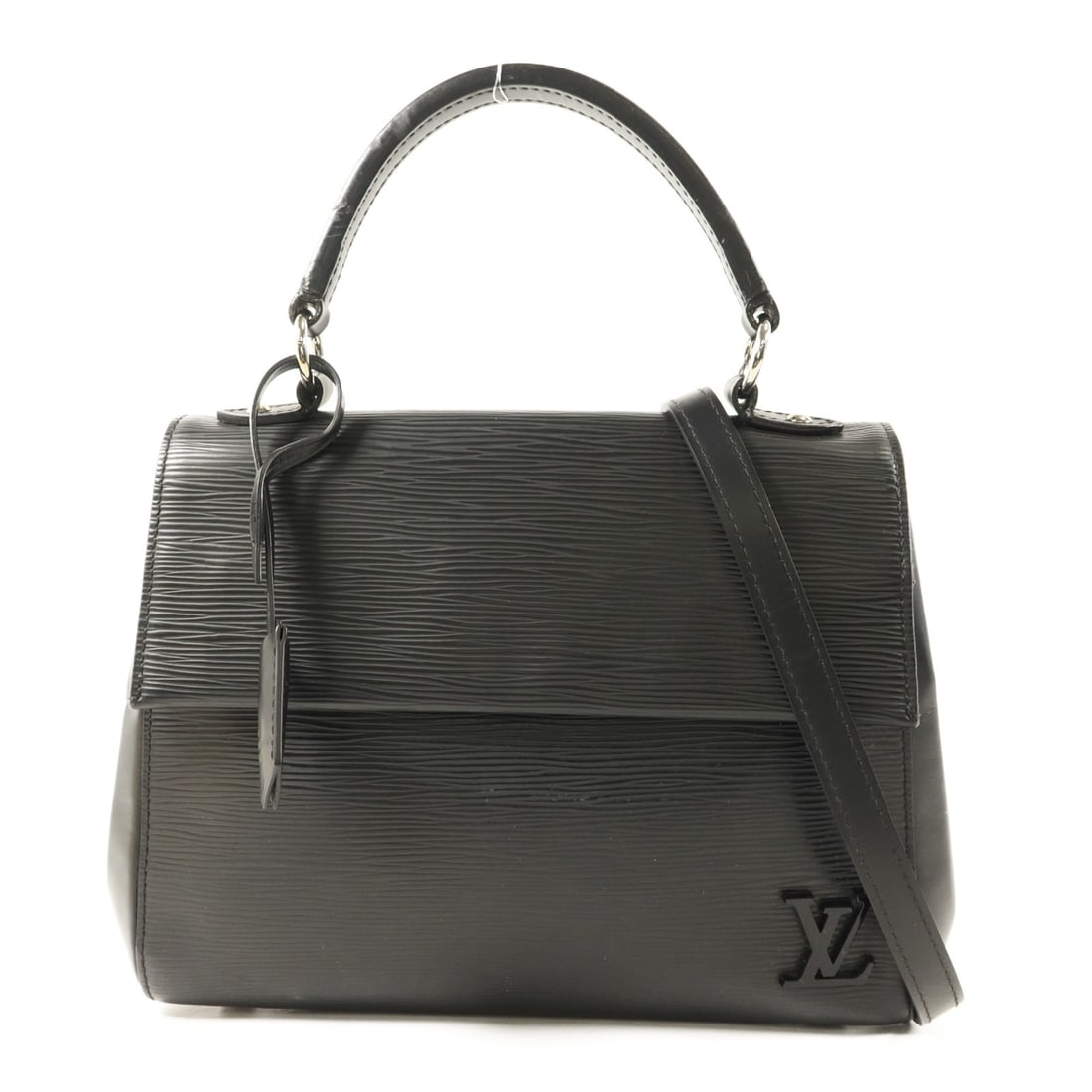 Louis Vuitton Cluny BB Black Epi Leather Two-Way Shoulder Bag M41312: Louis Vuitton Cluny BB Black Epi Leather Two-Way Shoulder Bag M41312 This Louis Vuitton Cluny BB is a versatile 2-way shoulder bag crafted from black Epi leather with a structured silhouette. Designed