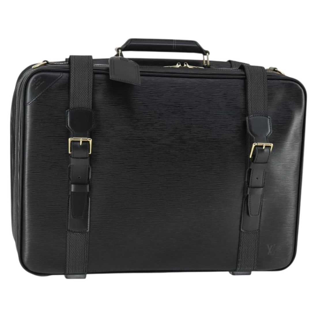 Black Epi Leather Satellite 53 Trunk by Louis Vuitton with Name Tag (1 of 18)