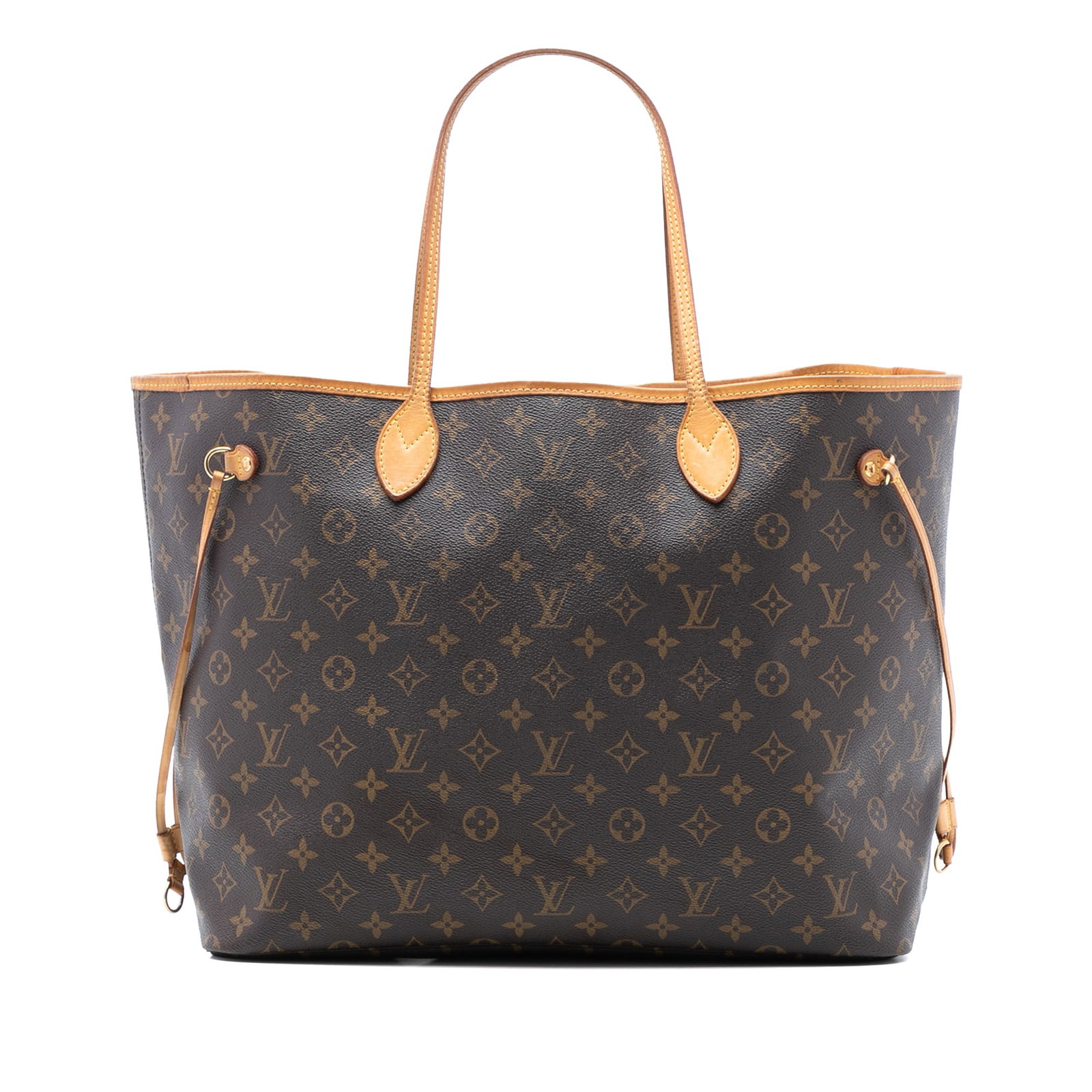 Monogram Neverfull GM Tote Bag by Louis Vuitton with Vachetta Leather Handles (1 of 7)