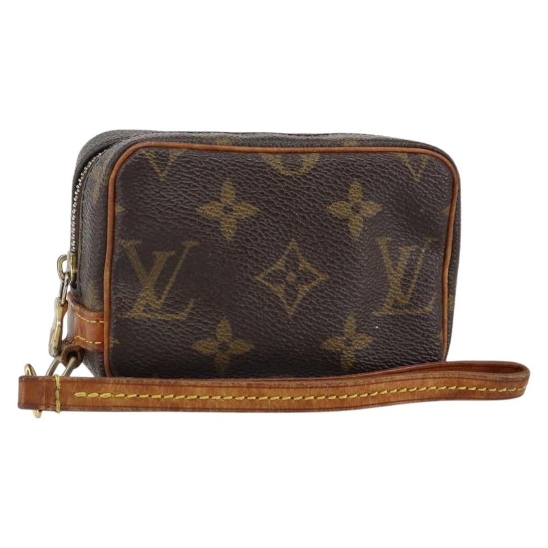 Louis Vuitton Monogram Canvas Wapity Small Pouch Brown: Louis Vuitton Monogram Canvas Wapity Small Pouch Brown This Louis Vuitton Wapity Trousse Pouch for women features the classic brown monogram canvas. The pouch measures 10.5cm x 8cm x 5cm and is made i