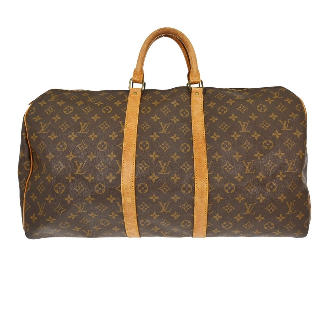 Louis Vuitton Keepall 55 Monogram Canvas Large Travel Duffle Bag (1 of 9)