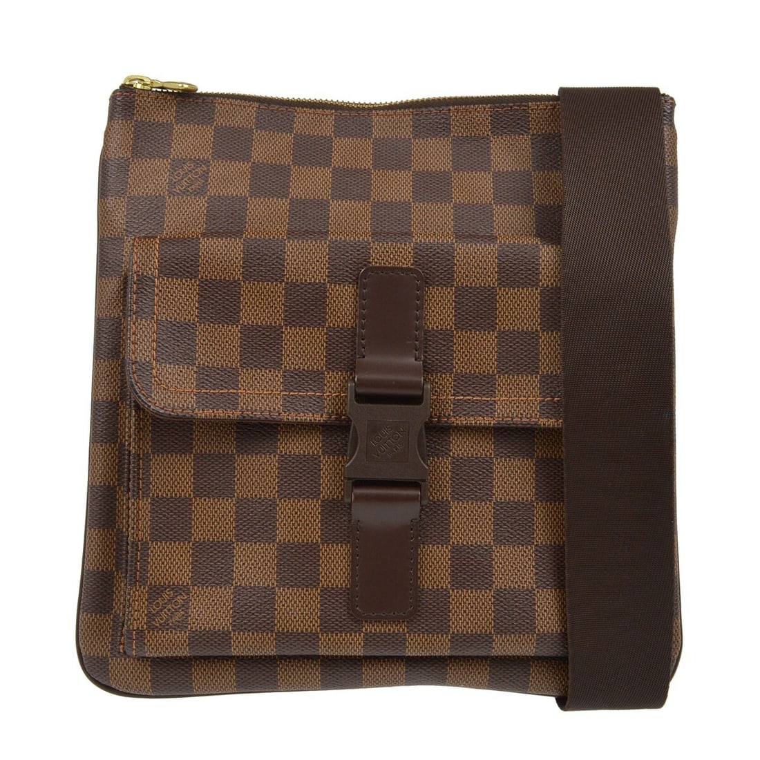 Louis Vuitton Pochette Melville Shoulder Bag Damier Canvas Ebene N51127 (1 of 8)