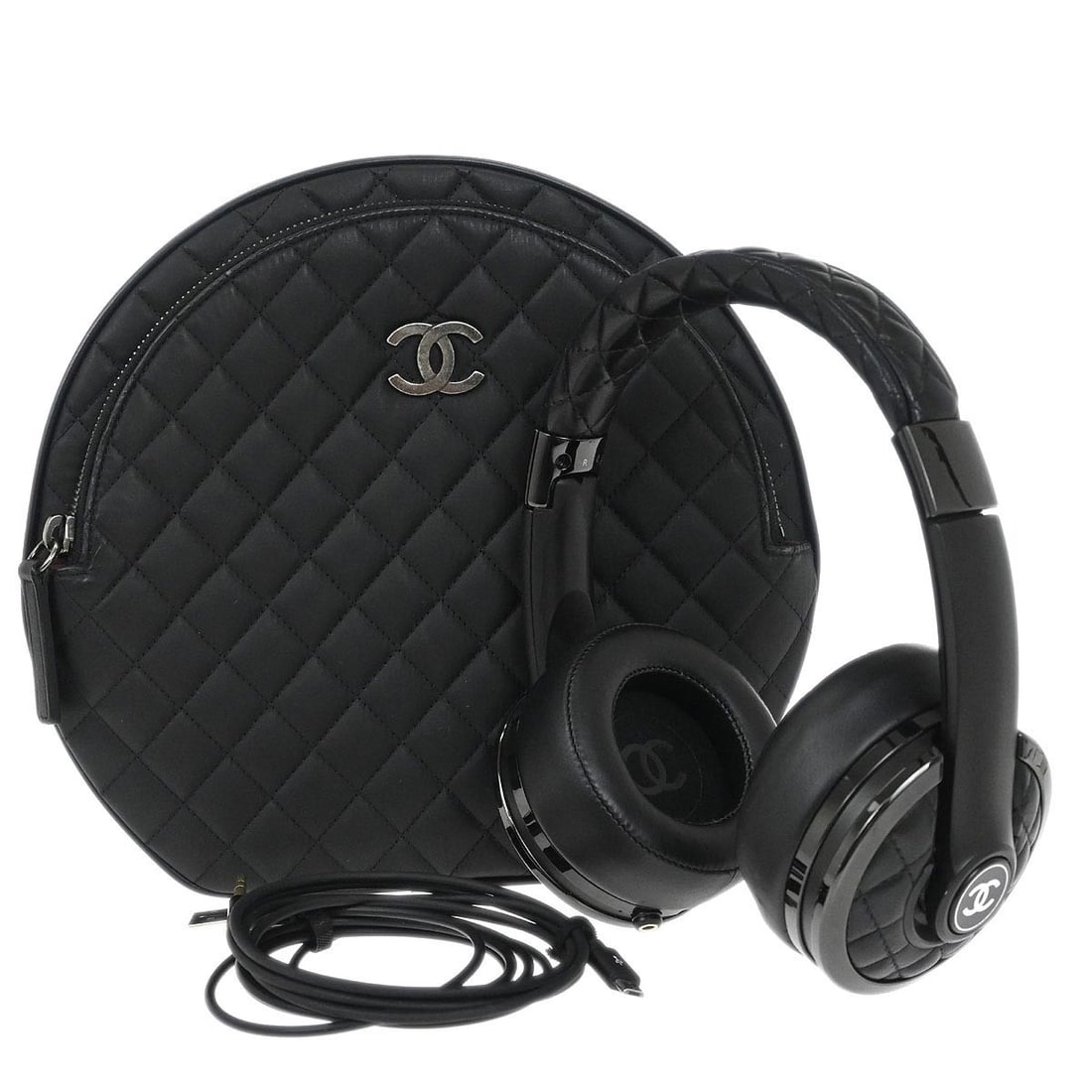 Chanel Monster Black Wireless Over-Ear Headphones with Storage Bag (1 of 10)