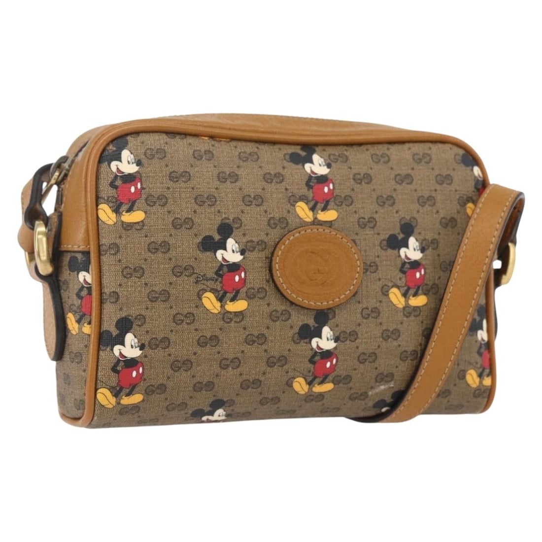 GUCCI Micro GG Supreme Disney PVC Shoulder Bag Beige 602536 Auth (1 of 18)