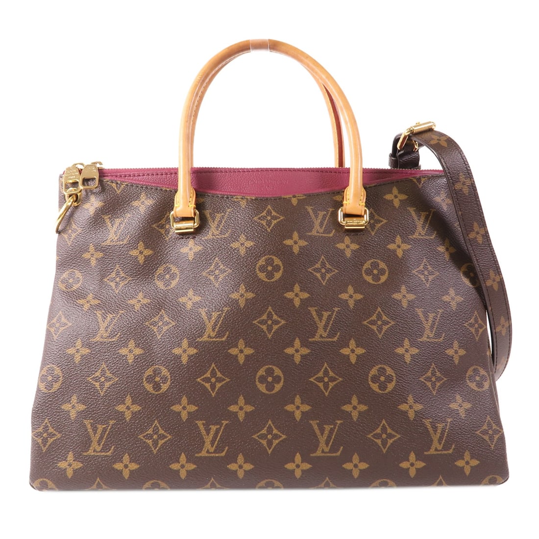 Louis Vuitton Pallas Monogram 2 Way Brown Shoulder Handbag M40906 (1 of 16)