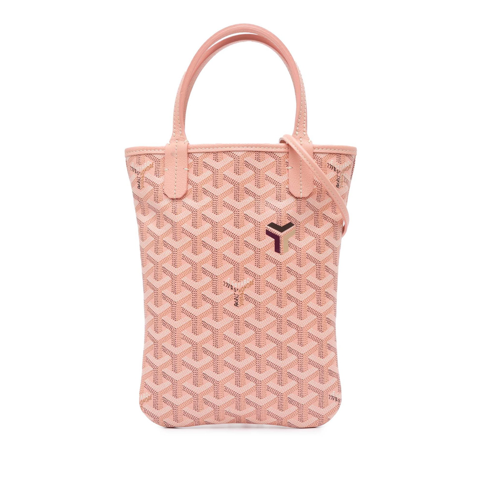 Goyard Goyardine Poitiers Claire Voie Pink Coated Canvas Bag: Goyard Goyardine Poitiers Claire Voie Pink Coated Canvas Bag The Goyardine Poitiers Claire Voie is a stylish bag featuring a coated canvas body with elegant leather trim. This sophisticated accessory