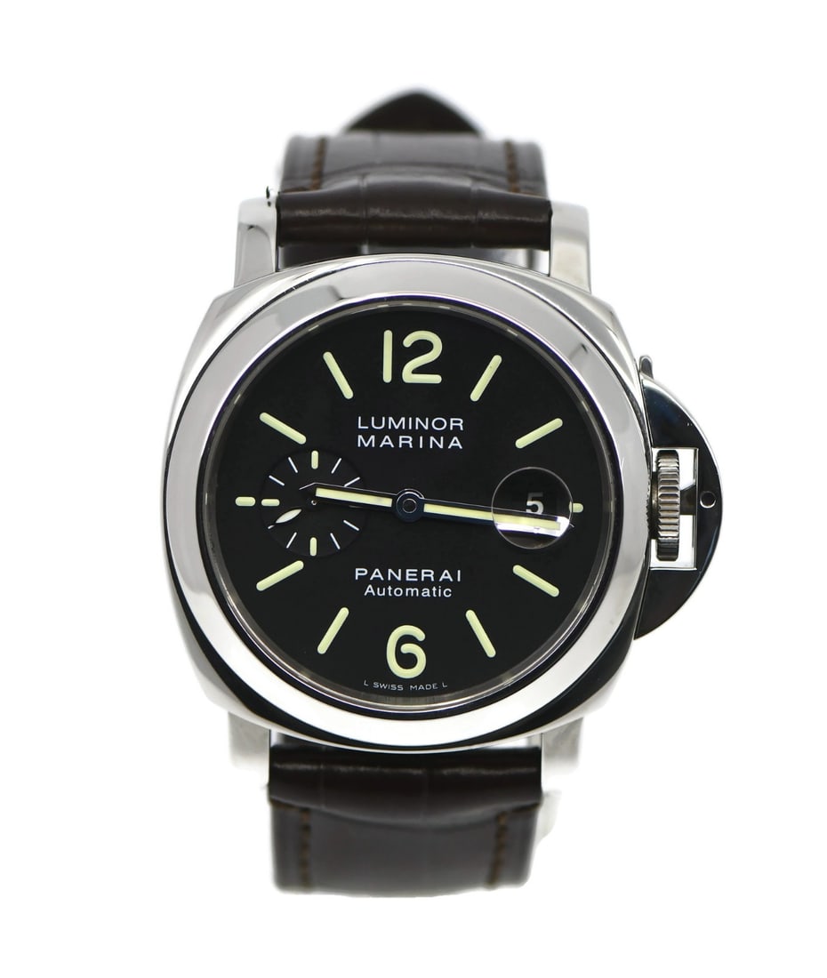 Panerai Luminor Marina PAM00104 Stainless Steel 44mm Watch with Box (1 of 5)