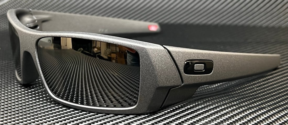 Oakley OO9014 35 Gascan Steel Black Polarized Sunglasses (1 of 5)