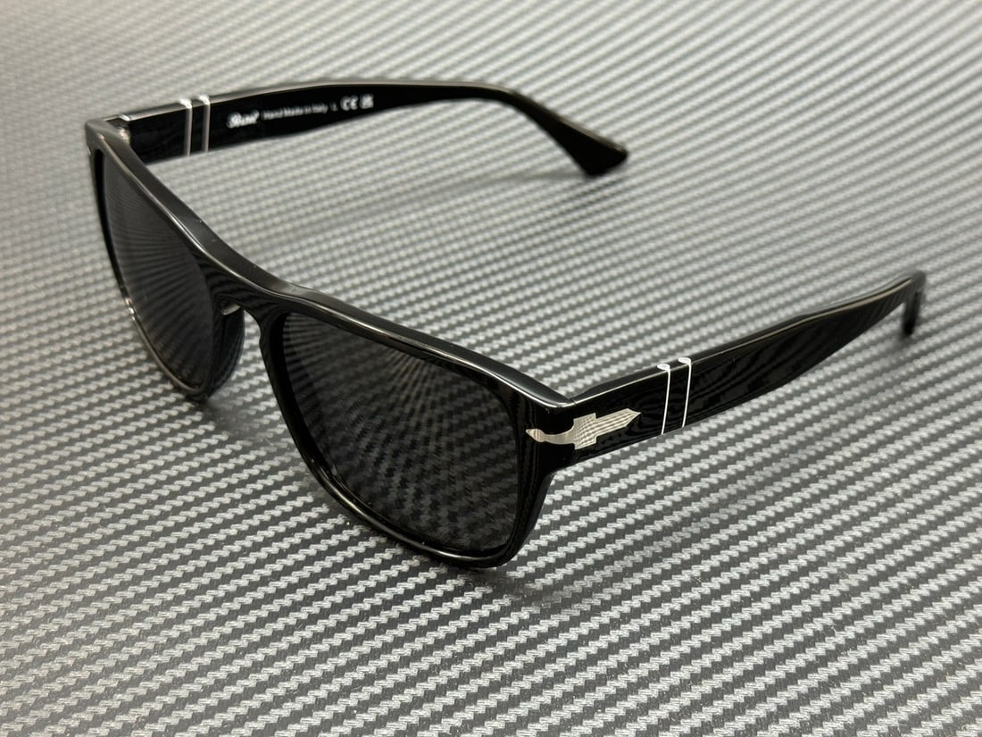 PERSOL PO3341S 95 B1 Black Dark Grey Unisex Sunglasses with Authenticity Certificate (1 of 5)
