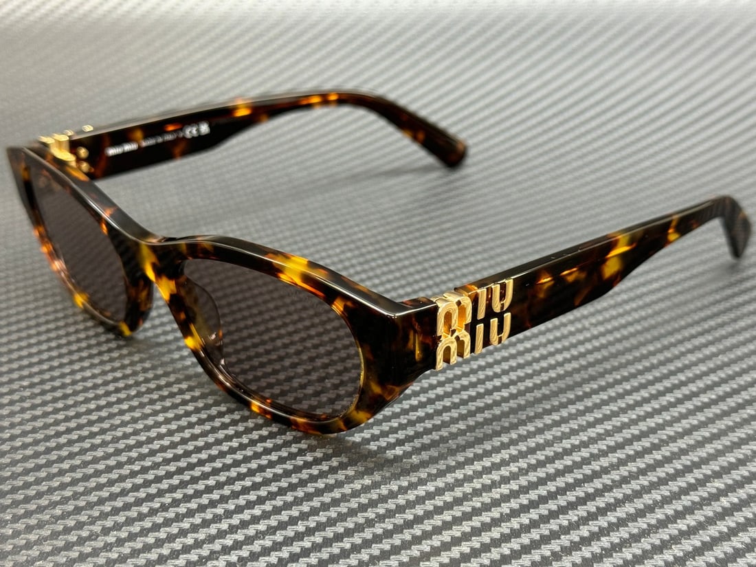 Miu Miu MU A03S 14L20I Honey Havana Purple Women's Sunglasses (1 of 5)