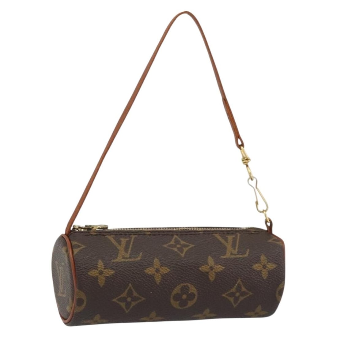 Papillon Pochette Canvas Pouch by Louis Vuitton Monogram Pattern: Papillon Pochette Canvas Pouch by Louis Vuitton Monogram Pattern This Louis Vuitton Papillon Pochette features the iconic monogram canvas in brown. Designed for women, it is crafted in France and offe