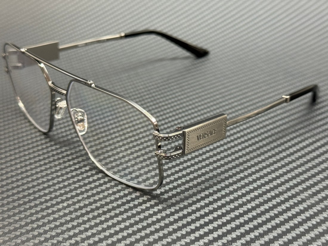Versace VE1302 1001 Gunmetal Men's Eyeglasses with Authenticity Certificate (1 of 5)
