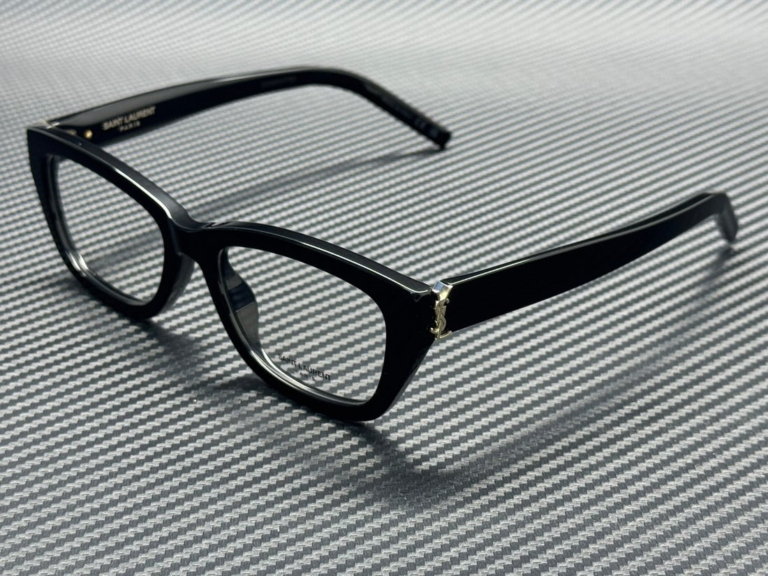 Saint Laurent SL M153 001 OPT Black Gold Women's Eyeglasses 55mm (1 of 4)