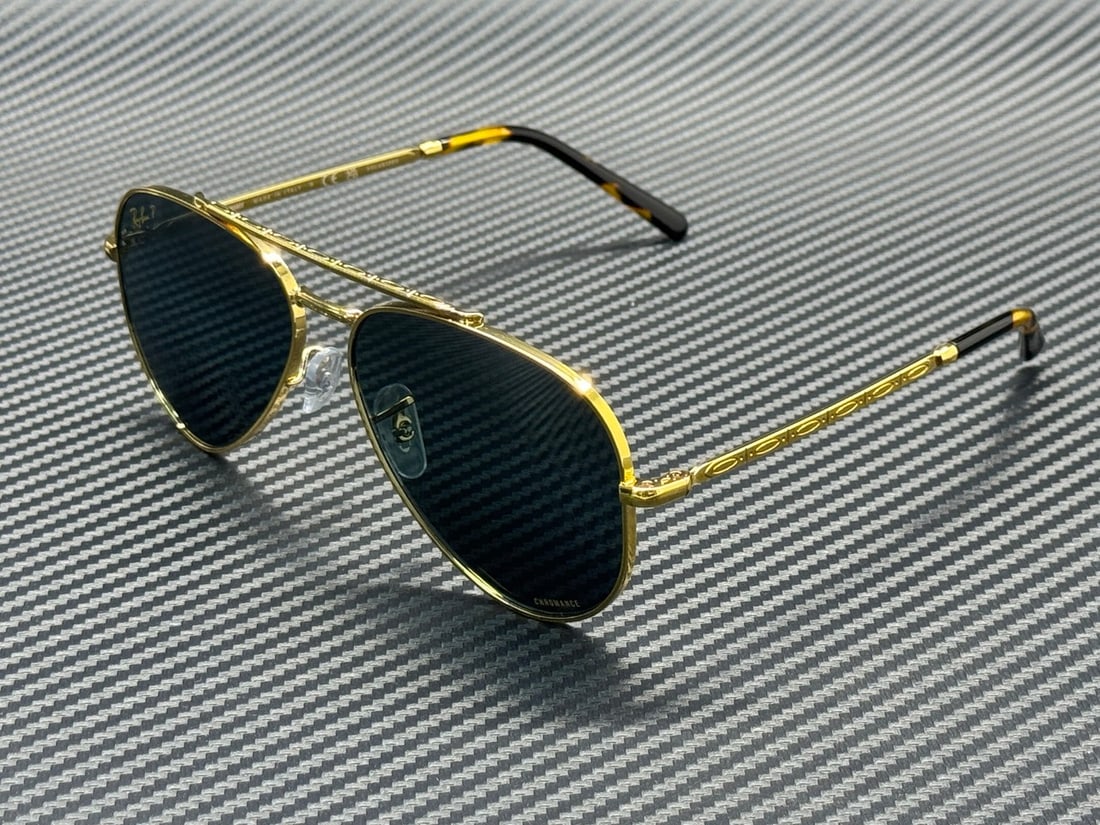 Ray-Ban RB3625 9196G6 Gold Blue Gradient Polarized Sunglasses (1 of 5)