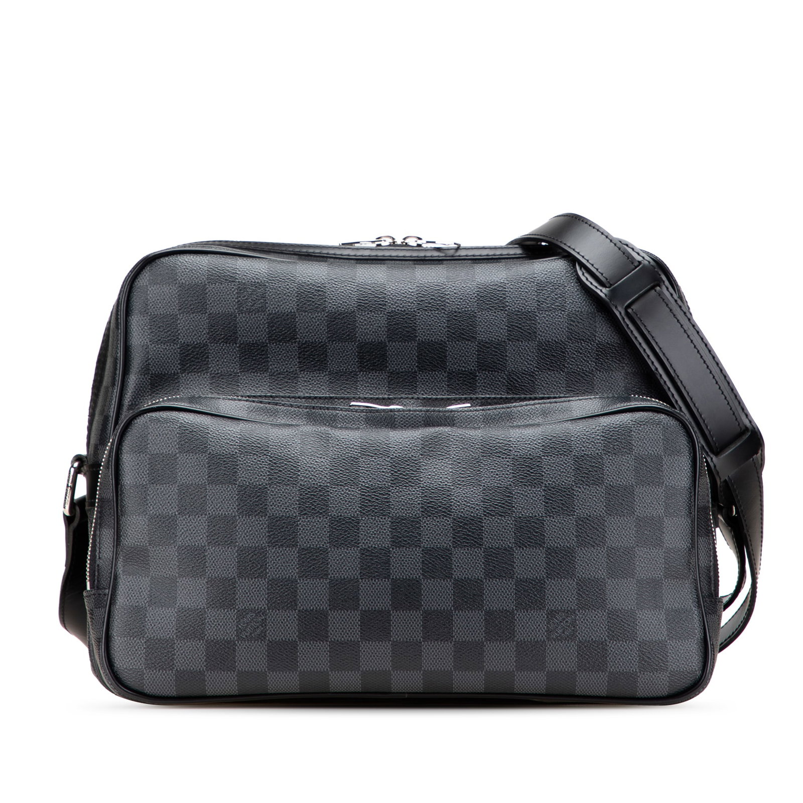 Louis Vuitton Damier Graphite Sac Leoh Black Canvas Bag (1 of 10)