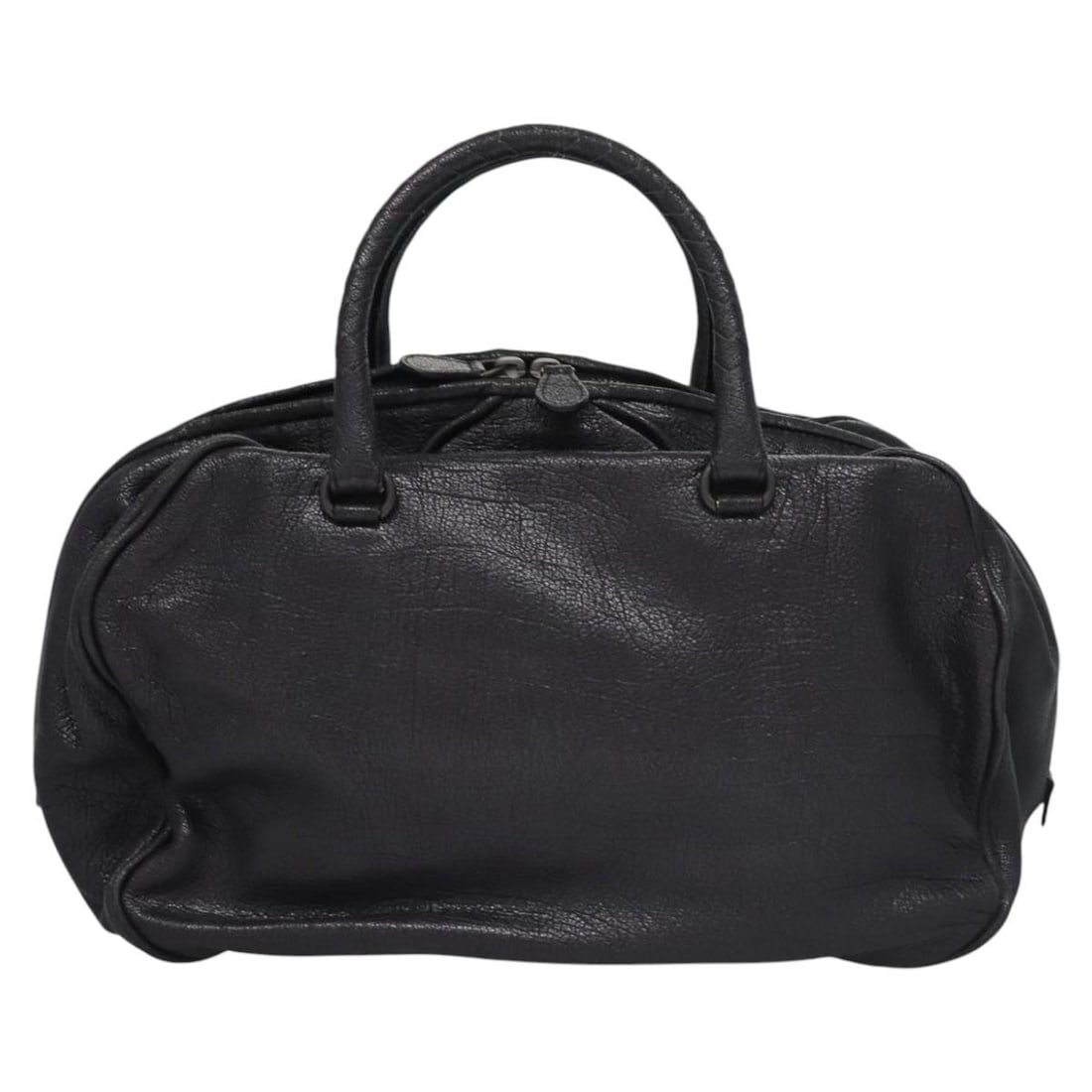 Bottega Veneta Leather Vintage Black Handbag 31cm by 25cm by 17cm: Bottega Veneta Leather Vintage Black Handbag 31cm by 25cm by 17cm This vintage Bottega Veneta handbag is crafted from black leather and designed for female use. The handbag features a classic silhouet