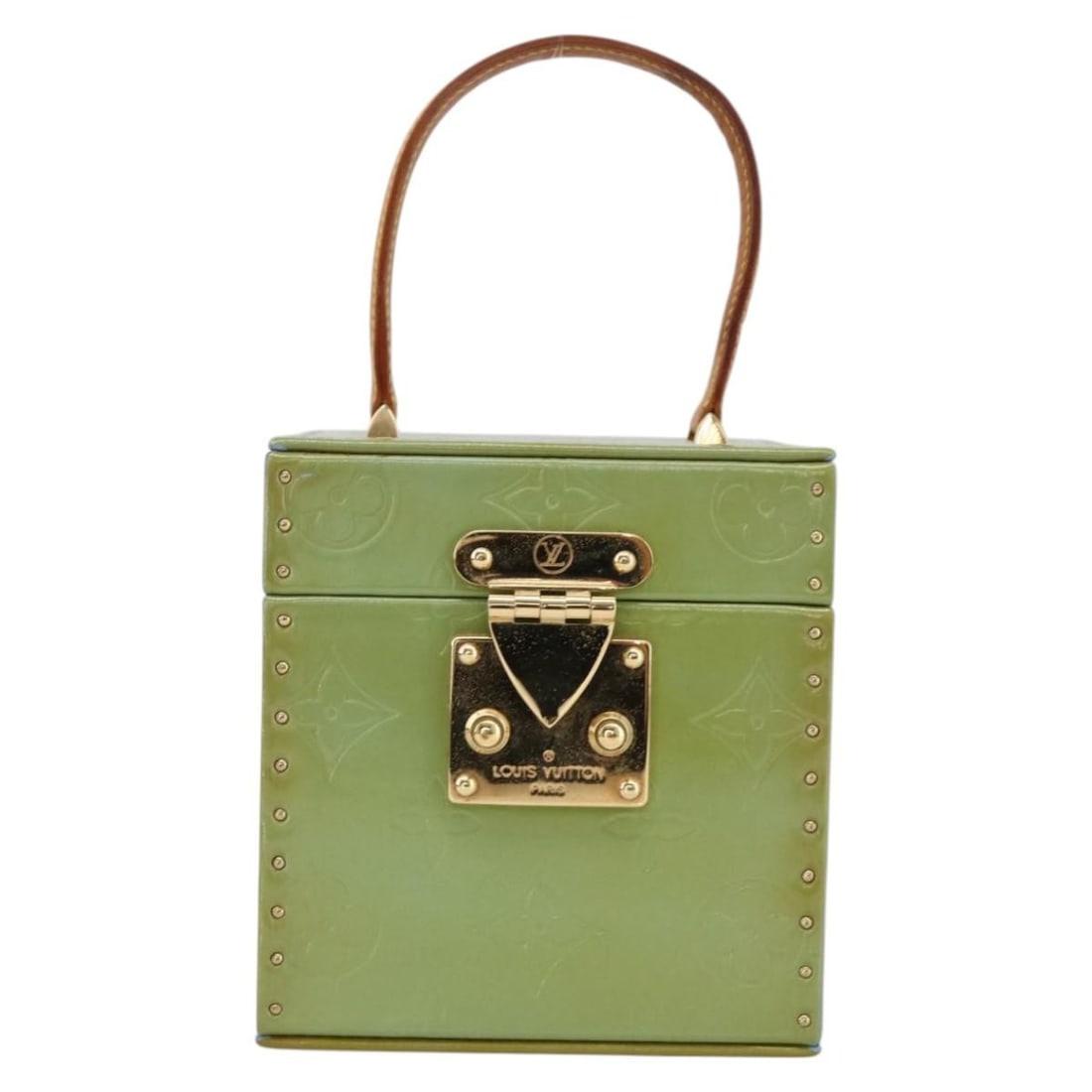 Green Vernis Patent Leather Bleecker Box Handbag by Louis Vuitton (1 of 18)