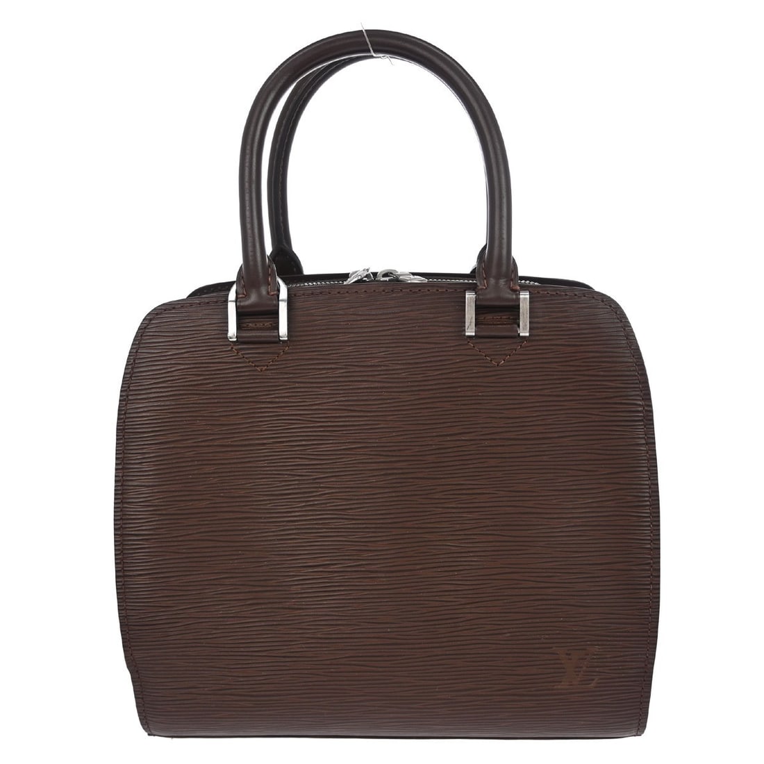 Louis Vuitton Epi Pont Neuf Brown Leather Medium Satchel M5205D: Louis Vuitton Epi Pont Neuf Brown Leather Medium Satchel M5205D This Louis Vuitton Pont Neuf handbag features the signature brown Epi leather exterior with logo accents and a structured medium-sized s