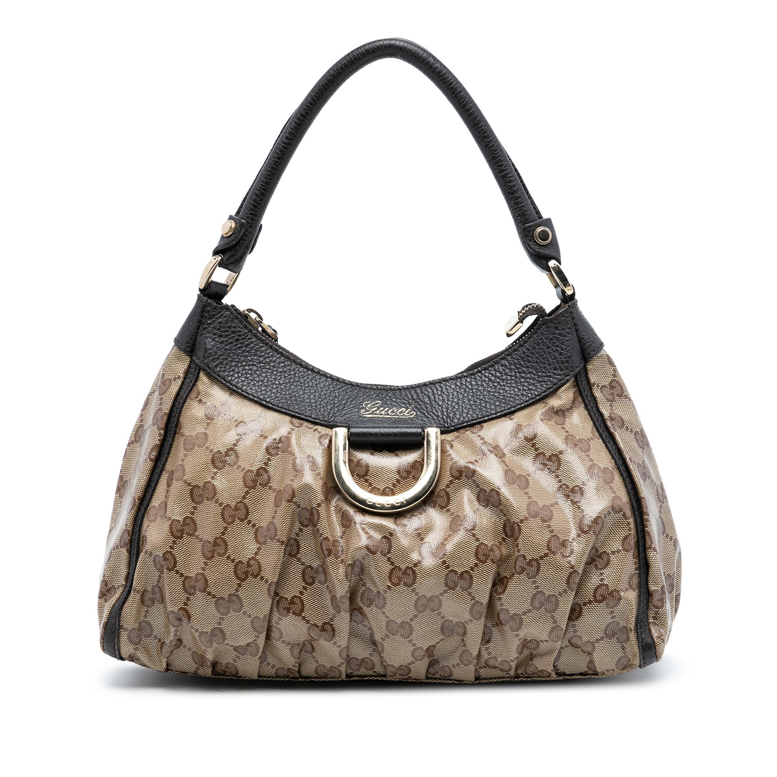 Gucci Abbey D-Ring GG Crystal Coated Canvas Shoulder Bag (1 of 7)