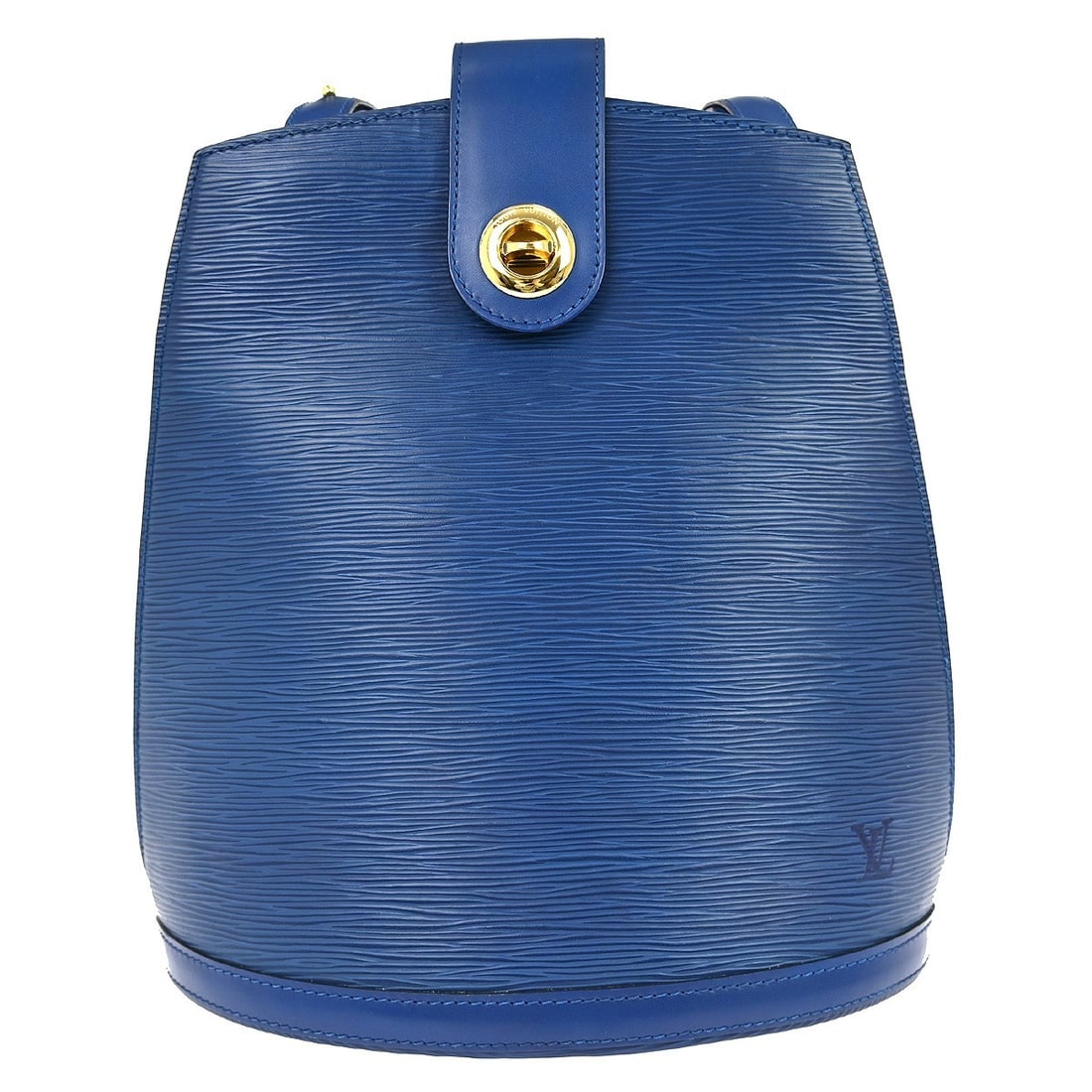 Louis Vuitton Blue Epi Leather Cluny Shoulder Bag 26cm x 29cm x 17cm: Louis Vuitton Blue Epi Leather Cluny Shoulder Bag 26cm x 29cm x 17cm This Louis Vuitton Cluny Shoulder Bag is crafted from blue Epi leather and features a structured silhouette. Designed for women, it