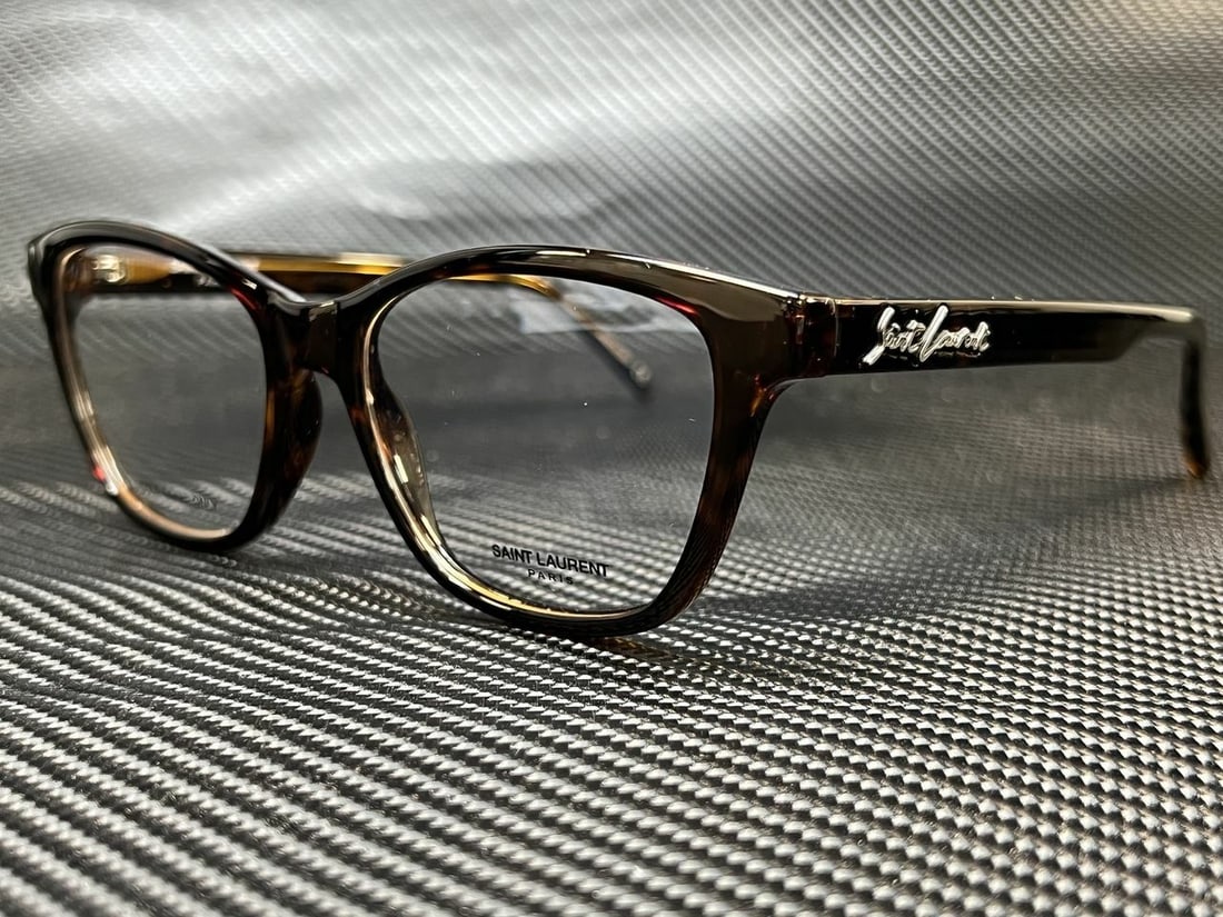 Yves Saint Laurent SL 338 002 Havana Cat Eye Sunglasses 53mm (1 of 4)