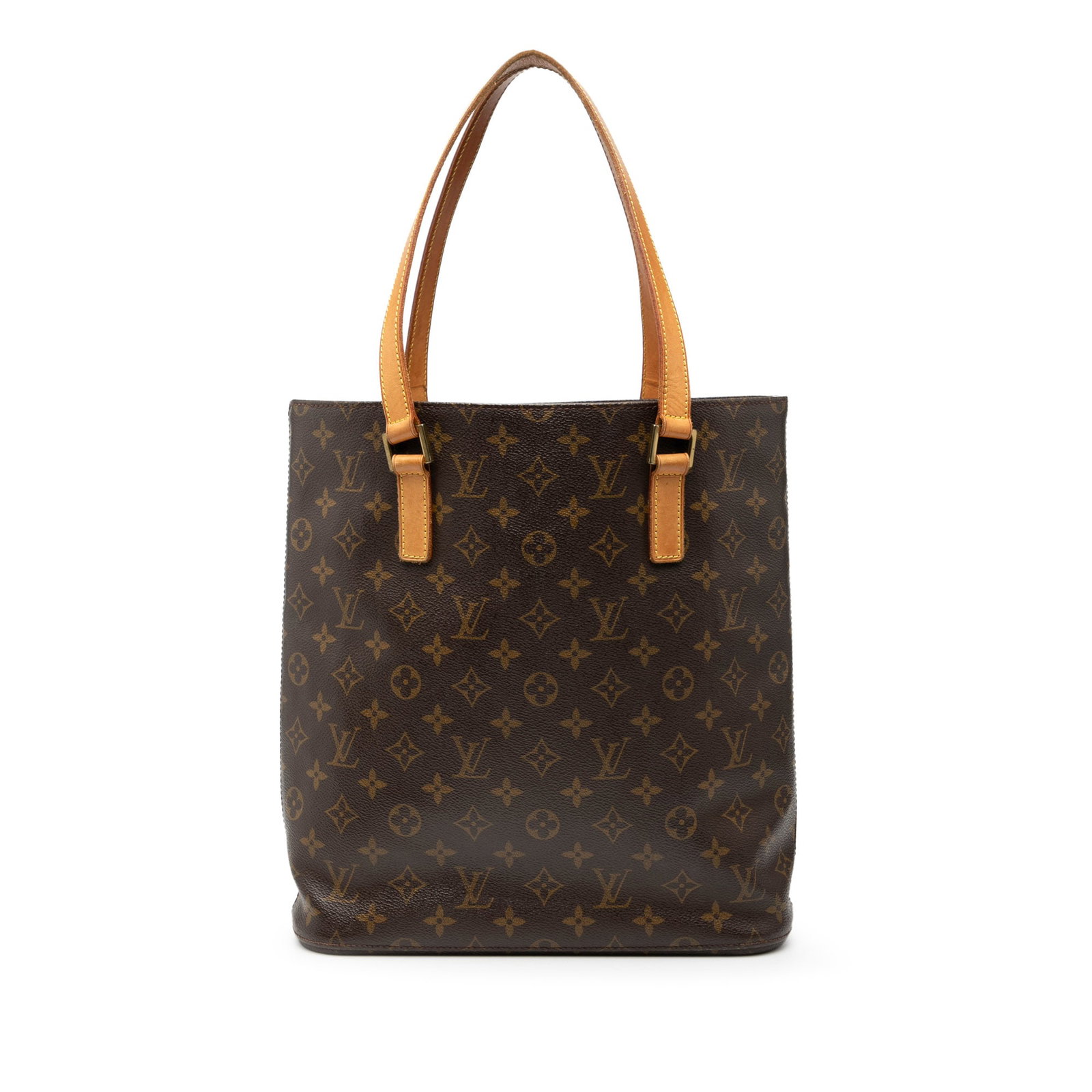 Louis Vuitton Vavin GM Monogram Canvas Tote with Leather Handles: Louis Vuitton Vavin GM Monogram Canvas Tote with Leather Handles The Louis Vuitton Monogram Vavin GM features a monogram canvas body with flat vachetta leather straps. It has an open top design, inter
