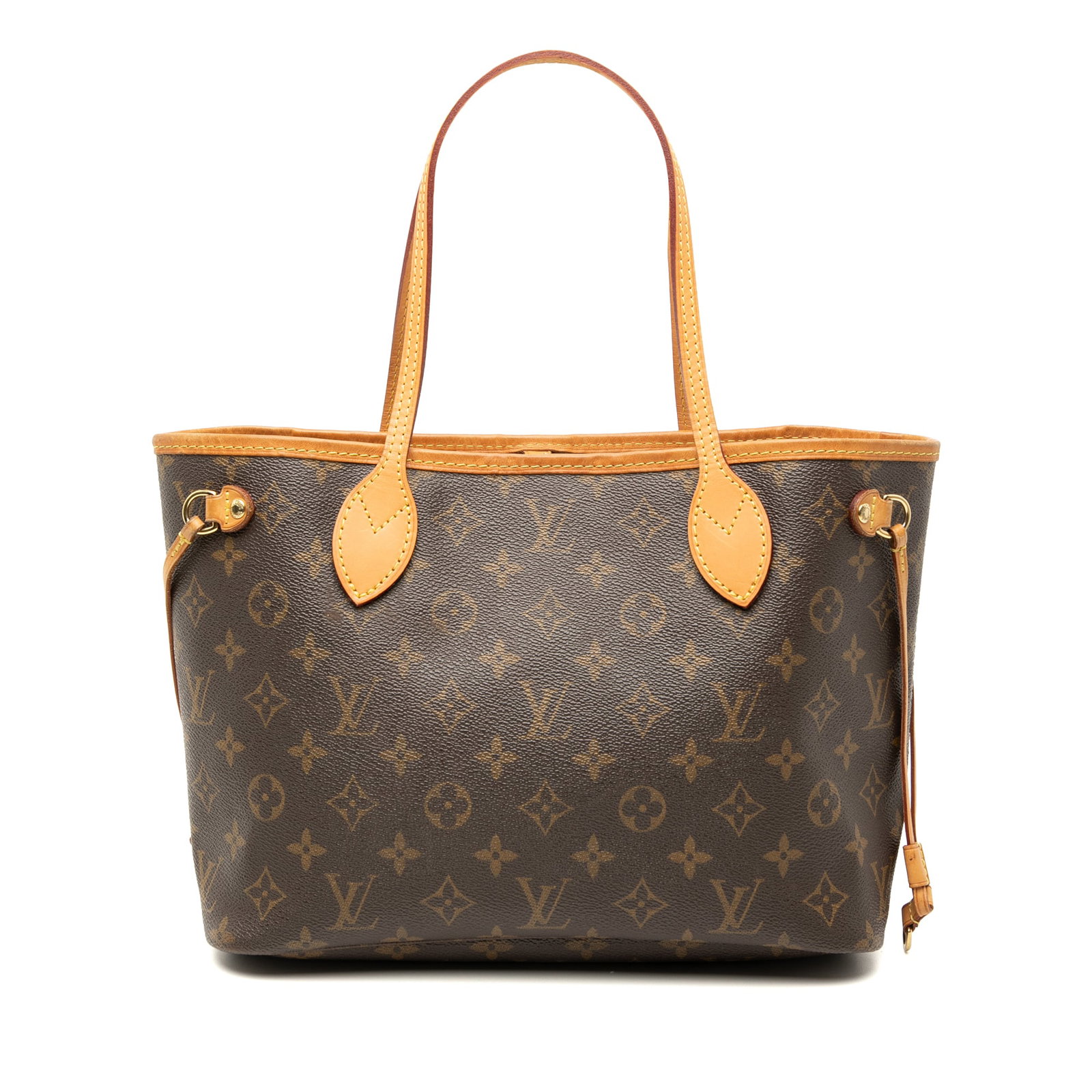 Louis Vuitton Neverfull PM Brown Monogram Canvas Tote Bag with Leather Trim (1 of 7)
