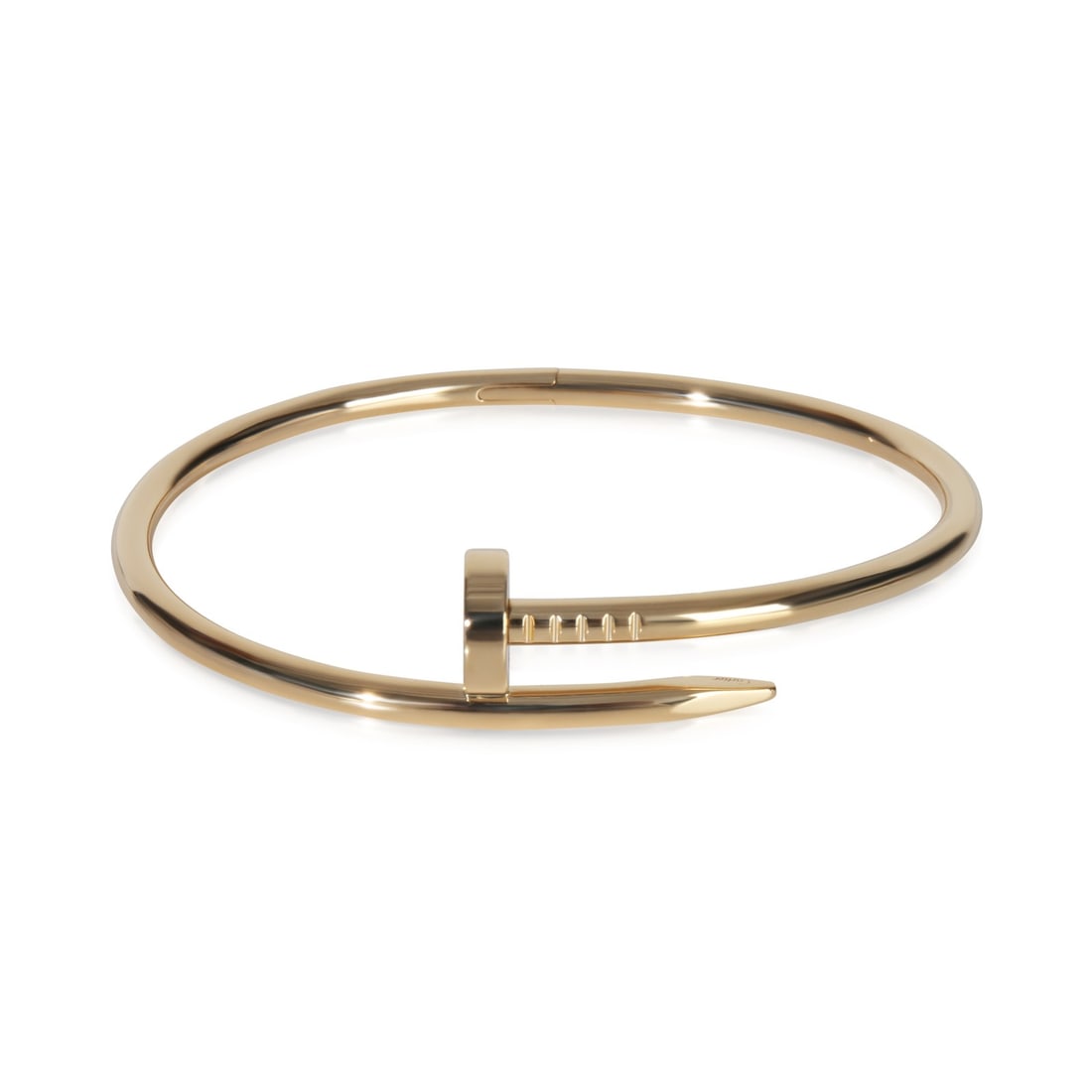 Juste Un Clou 18k Yellow Gold Men's Bracelet with Box 19cm: Juste Un Clou 18k Yellow Gold Men's Bracelet with Box 19cm This Cartier Juste Un Clou bracelet is crafted from 18k yellow gold and features a sleek, modern design. Designed for men, it measures 19 cm