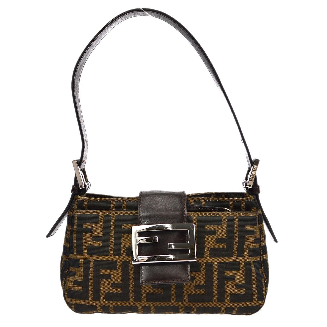 Fendi Zucca Mini Handbag Brown Canvas 2355.26728.009 Adjustable Strap: Fendi Zucca Mini Handbag Brown Canvas 2355.26728.009 Adjustable Strap This Fendi Brown Canvas Zucca Mini Handbag is a stylish and versatile accessory perfect for any occasion. The handbag features a c