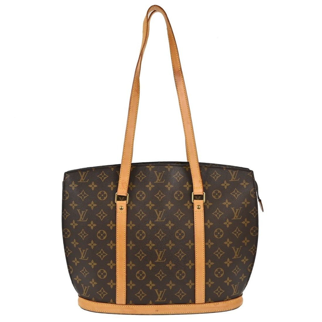 Louis Vuitton Babylone Monogram Canvas Large Tote Handbag M51102: Louis Vuitton Babylone Monogram Canvas Large Tote Handbag M51102 This Louis Vuitton Babylone tote bag features the brand's signature monogram canvas leather exterior with beige double leather handles