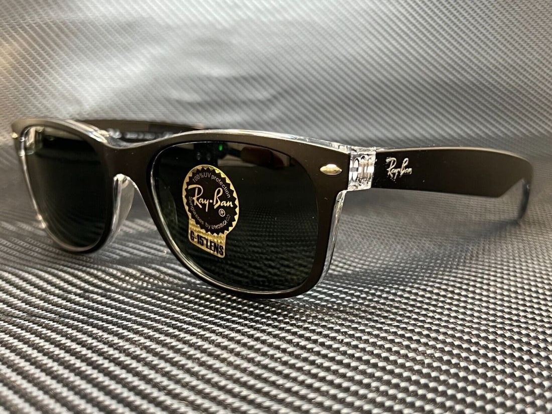 Ray-Ban RB2132 6052 Polarized Matte Black Wayfarer Sunglasses: Ray-Ban RB2132 6052 Polarized Matte Black Wayfarer Sunglasses Discover the iconic Ray-Ban RB2132 6052 Matte Black Square Sunglasses, perfect for both men and women. These stylish wayfarer sunglasses f